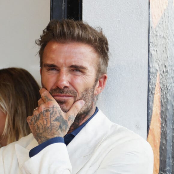 David Beckham lors du Grand Prix de Formule 1 (F1) de Miami. 