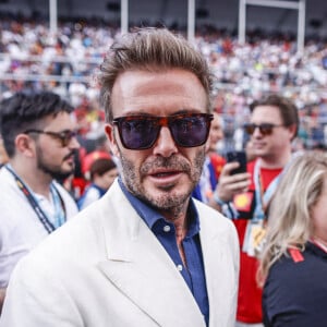 David Beckham lors du Grand Prix de Formule 1 (F1) de Miami, le 8 mai 2022. 