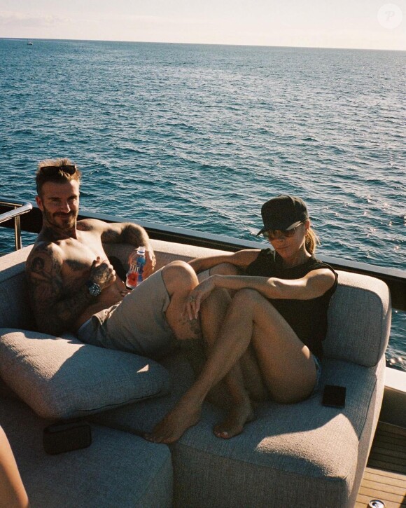 Victoria et David Beckham, heureux en vacances @ Instagram / Victoria Beckham
