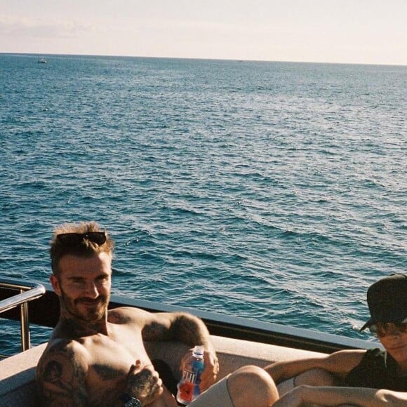 Victoria et David Beckham, heureux en vacances @ Instagram / Victoria Beckham