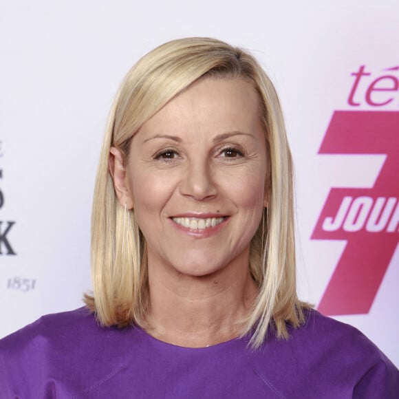 Exclusif - Laurence Ferrari - Soirée "Télé 7 Jours Summer Party" au restaurant "Monsieur Bleu" à Paris le 14 juin 2022. © Christophe Aubert via Bestimage