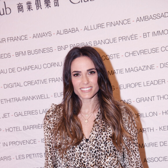 Capucine Anav lors du déjeuner du Chinese Business Club en l'honneur du publicitaire J.Seguela au restaurant de l'hôtel du Collectionneur à Paris, France, le 16 décembre 2021. © Rachid Bellak/Bestimage