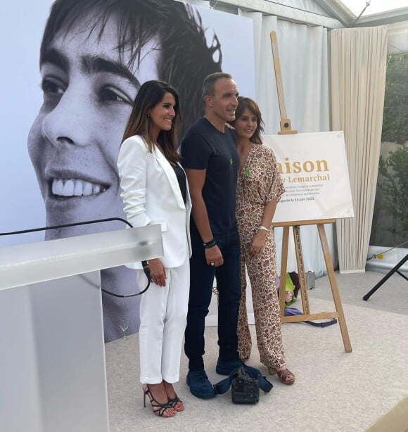 Pierre et Laurence Lemarchal inaugurent la maison Grégory Lemarchal, le 16 juin 2022, à Rueil-Malmaison (92), en présence de Karine Ferri mais aussi de Brigitte Macron, Nikos Aliagas, Faustine Bollaert et Julie Zenatti