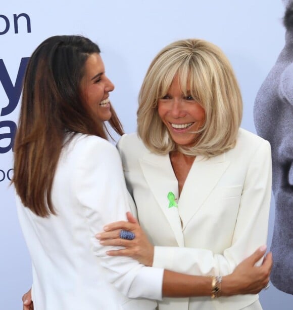 Pierre et Laurence Lemarchal inaugurent la maison Grégory Lemarchal, le 16 juin 2022, à Rueil-Malmaison (92), en présence de Karine Ferri mais aussi de Brigitte Macron, Nikos Aliagas, Faustine Bollaert et Julie Zenatti