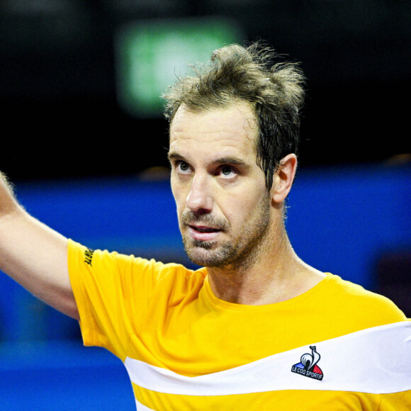 Richard Gasquet (Fra) lors de l'Open Sud de France 2022 à Montpellier, France, le 3 février 2022. © Jean-Baptiste Autissier/Panoramic/Bestimage