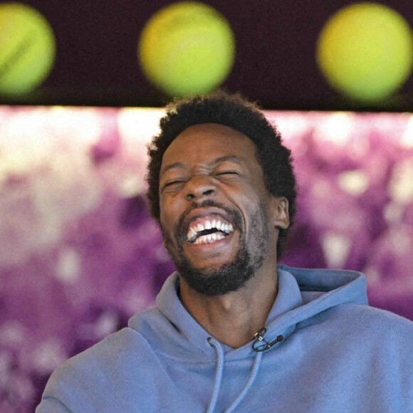 Gaël Monfils et Richard Gasquet pendant l'interview Konbini lors de l'Open Sud de France 2022 à Montpellier, France, le 1er février 2022. © Jean-Baptiste Autissier/Panoramic/Bestimage