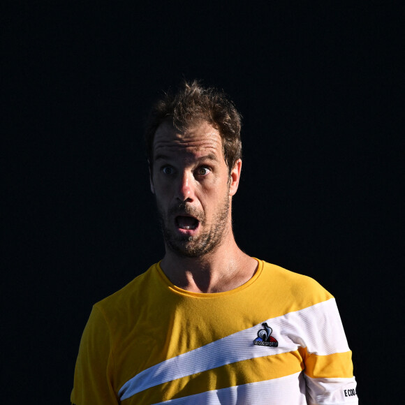 Richard Gasquet lors de l'Open d'Australie, le 20 janvier 2022.