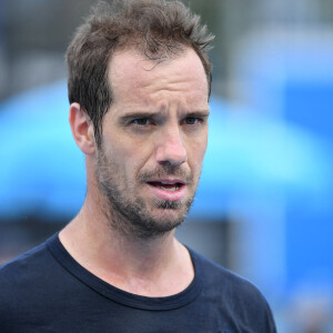 Richard Gasquet (Fra) practicing - Les joueurs français lors du tournoi de tennis Open d'Australie 2022 à Melbourne le 15 janvier 2022 © Antoine Couvercelle / Panoramic / Bestimage