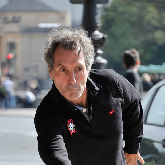 Exclusif - Jean-Jacques Bourdin - 2ème tournoi de pétanque au profit de l'association "MeghanOra" sur l'Esplanade des Invalides à Paris, le 28 septembre 2014.