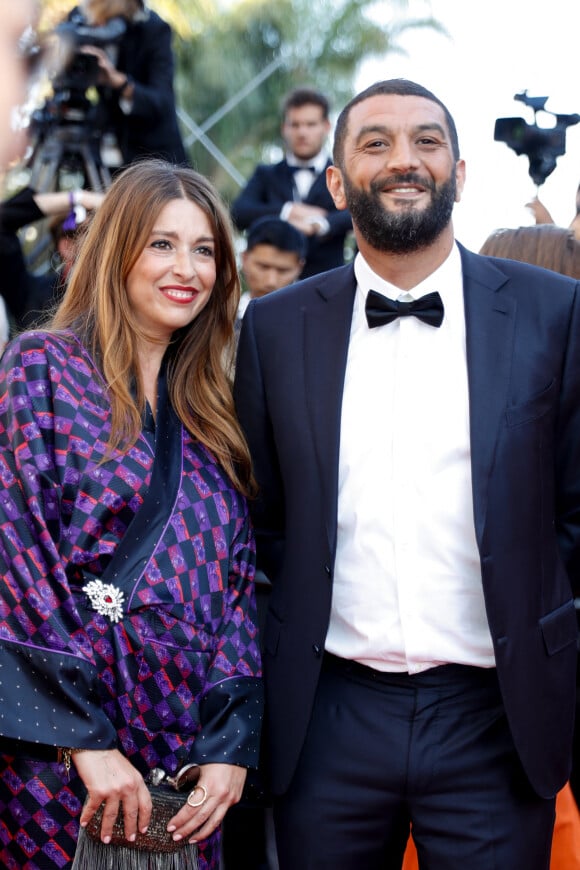 Ramzy Bedia et sa compagne Marion - Montée des marches de la cérémonie de clôture du 70ème Festival International du Film de Cannes. Le 28 mai 2017. © Borde-Jacovides-Moreau / Bestimage 