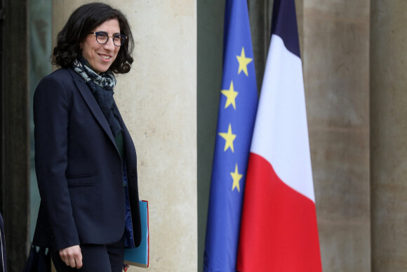 Rima Abdul-Malak, Ministre de la Culture à la sortie du conseil des ministres au palais de l'Elysée, Paris, le 8 juinb 2022. © Stéphane Lemouton / Bestimage