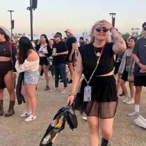 Louane au festival de Coachella, avril 2022.