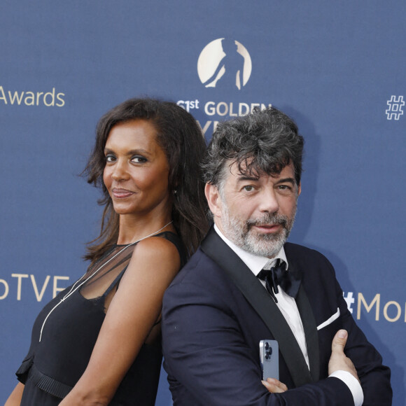 Stéphane Plaza et Karine le Marchand - Cérémonie de clotûre du 61ème Festival de Télévision de Monte Carlo le 21 juin 2022. © Denis Guignebourg/Bestimage 