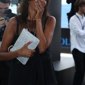 Karine le Marchand - Stéphane Plaza s'improvise photograhe lors de la cérémonie de clotûre lors du Festival de Televison de Monte Carlo le 21 juin 2022. © Denis Guignebourg/Bestimage 