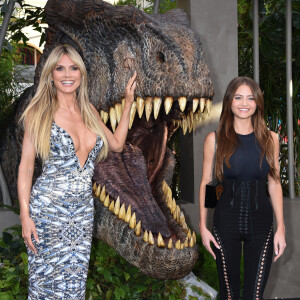 Heidi Klum et sa fille Leni Klum à la première du film "Jurassic World Dominion" à Los Angeles, le 6 juin 2022. 