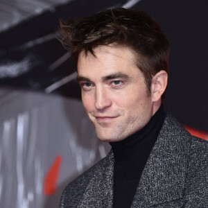 Robert Pattinson à la première du film "The Batman" à Londres, le 23 février 2022.  Celebrities at the premiere of "The Batman" in London. February 23rd, 2022.