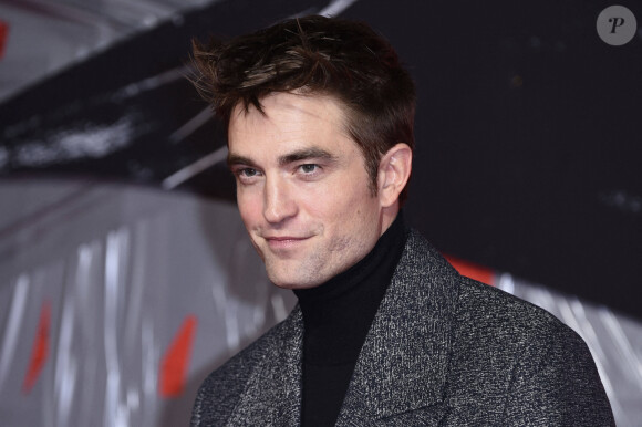 Robert Pattinson à la première du film "The Batman" à Londres, le 23 février 2022.  Celebrities at the premiere of "The Batman" in London. February 23rd, 2022.
