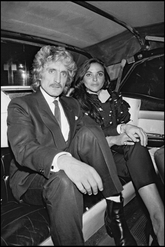Le chanteur Christophe et sa femme Véronique en 1982