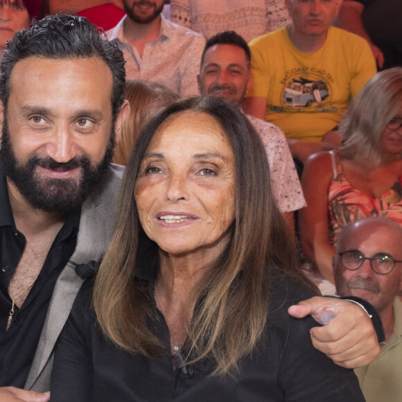 Exclusif - Cyril Hanouna, Véronique Bevilacqua (veuve du chanteur Christophe) - Enregistrement de l'émission "TPMP (Touche Pas à Mon Poste)", présentée par C.Hanouna et diffusée en direct sur C8 le 22 juin © Jack Tribeca / Bestimage 