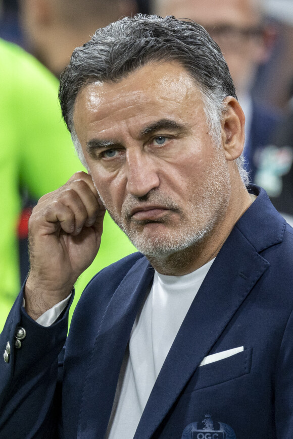 Christophe Galtier - People lors de la finale de la Coupe de France de football entre le FC Nantes et l'OGC Nice (1-0) au stade de France, Saint-Denis le 7 mai 2022 © Cyril Moreau