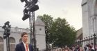 Louane au défilé de mode Ami le 23 juin 2022.