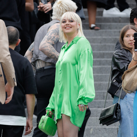 Louane Emera - Arrivées au défilé de mode Hommes printemps-été "AMI" au Sacré Coeur à Paris. Le 23 juin 2022 © Veeren-Christophe Clovis / Bestimage 