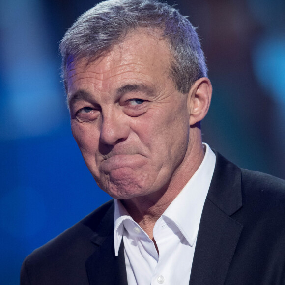 Exclusif - Pierre Lemarchal (Père de Grégory Lemarchal) - Emission hommage à "Grégory Lemarchal, 10 ans après l'histoire continue" au Zénith de Paris et retransmis en direct sur TF1 le 7 janvier 2017.@ Cyril Moreau/Bestimage