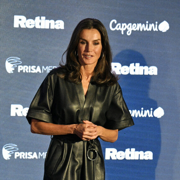 La reine Letizia d'Espagne lors de la 2ème cérémonie de remise des prix "Retina Eco" à Madrid. Le 23 juin 2022 
