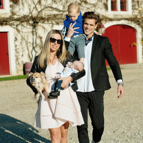 Hillary et Giovanny Bonamy avec leurs deux fils sur Instagram.