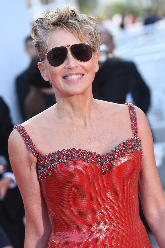 Sharon Stone lors du 75ème Festival International du Film de Cannes. Le 25 mai 2022 © Giancarlo Gorassini / Bestimage 