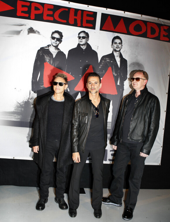Le groupe Depeche Mode a Stockholm le 23 octobre 2012