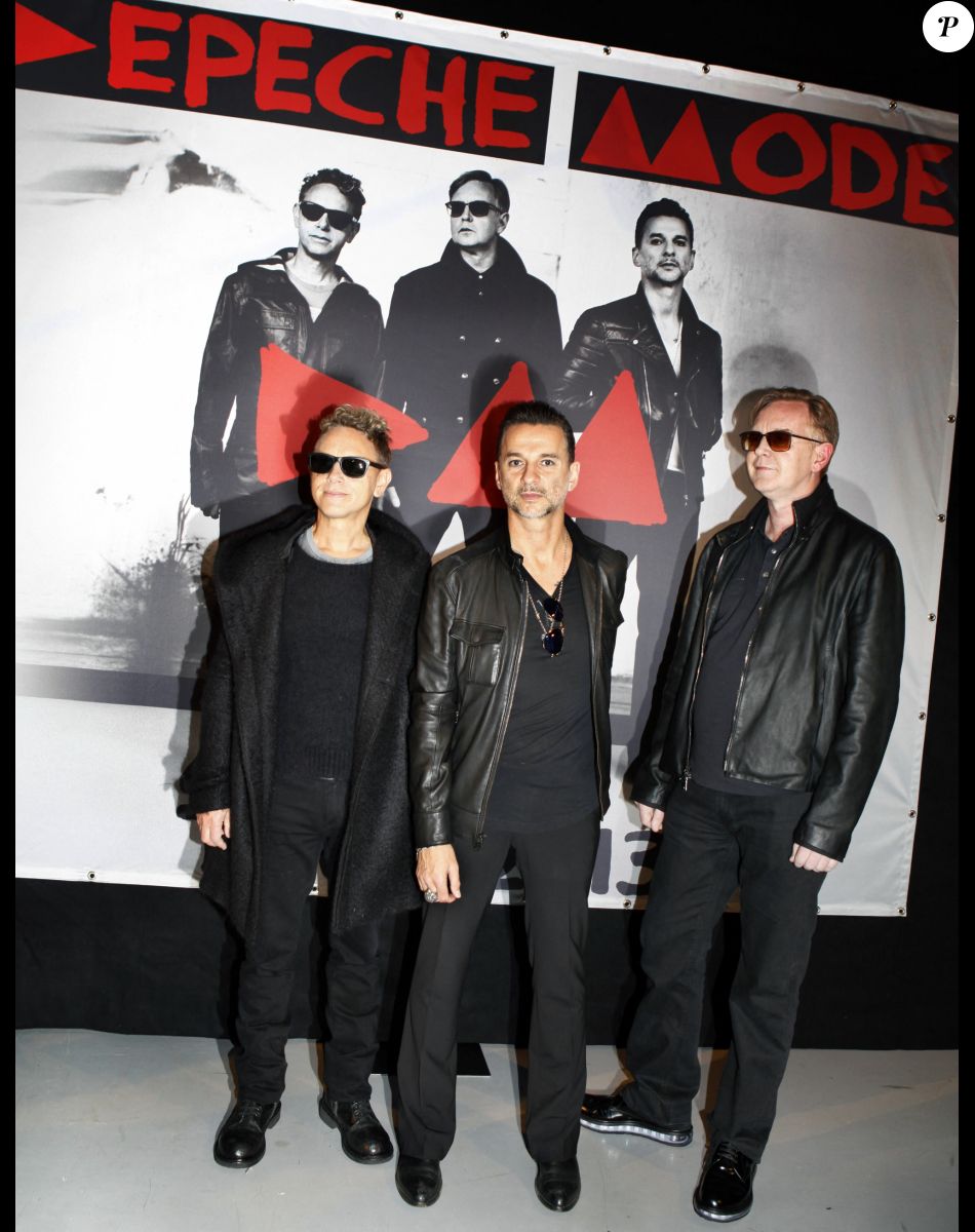 Le groupe Depeche Mode a Stockholm le 23 octobre 2012