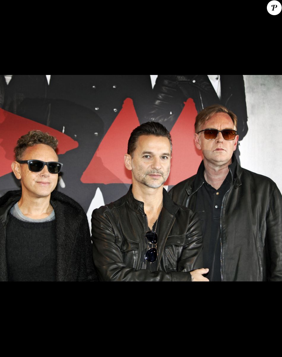 Le groupe Depeche Mode a Stockholm le 23 octobre 2012