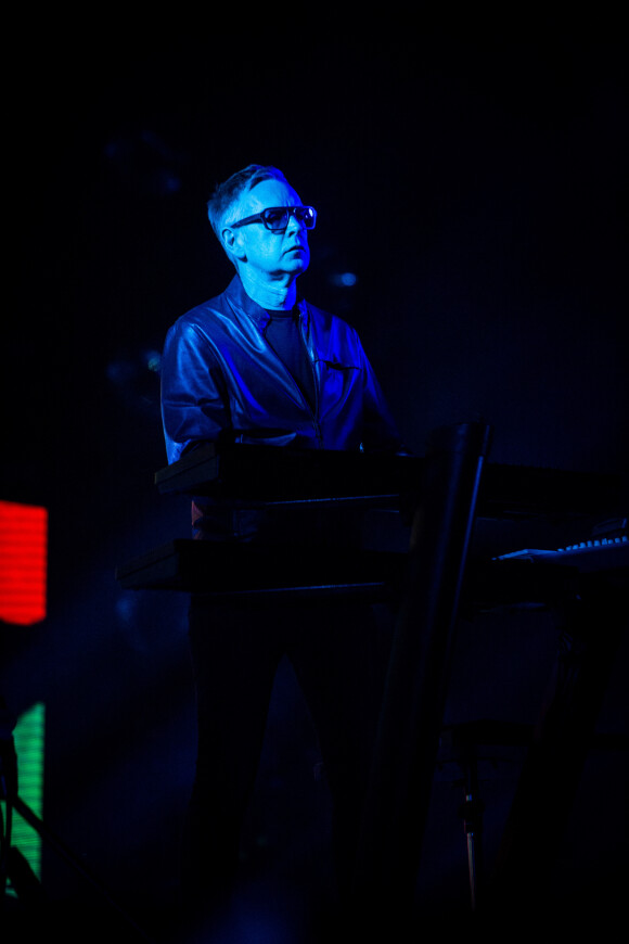 Andrew Fletcher - Le groupe Depeche Mode en concert au Pala Alpitour à Turin, premier concert de la tournée "Global Spirit". Le 9 décembre 2017 