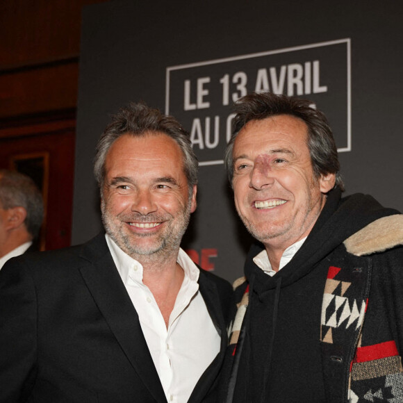 Exclusif - Ugo Mola, Jean-Luc Reichmann - Avant-première du film "Le Stade" au Grand Rex à Paris le 4 avril 2022. © Veeren / Bestimage