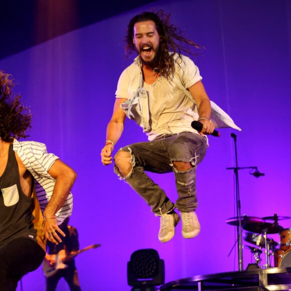 Concert d'adieu du groupe "Frero Delavega" (Jeremy Frerot et Florian Delavega) à Bordeaux. Le 10 juin 2017 © Patrick Bernard-Quentin Salinier / Bestimage 