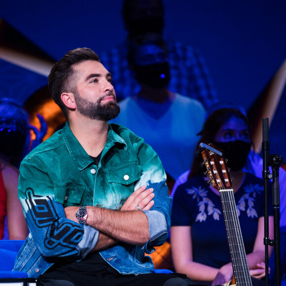 Kendji Girac - Enregistrement de l'émission "La boîte à Secrets 5" à Paris, qui sera diffusée le 6 novembre sur France 3. © Tiziano Da Silva / Bestimage