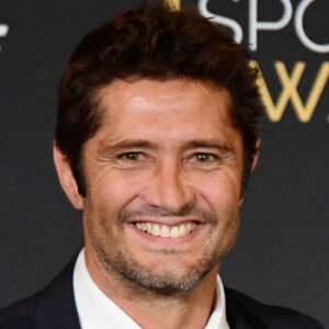 Bixente Lizarazu et Didier Deschamps, sélectionneur et ancien joueur de l'équipe de France de football, durant la soirée des Sportel Awards au Grimaldi Forum à Monaco. © Bruno Bebert/Bestimage