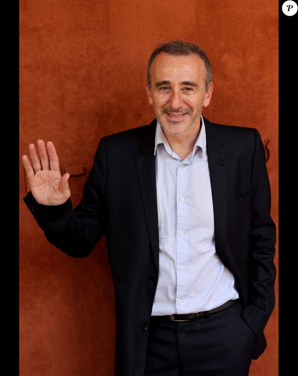 Elie Semoun au village (jour 14) lors des Internationaux de France de Tennis de Roland Garros 2022 à Paris, France, le 4 juin 2022. © Dominique Jacovides/Bestimage