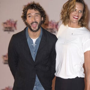 Laure Manaudou et son compagnon Jérémy Frérot - Arrivées à la 17ème cérémonie des NRJ Music Awards 2015 au Palais des Festivals à Cannes, le 7 novembre 2015. 