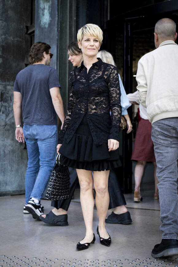 Marina Foïs - Défilé Paco Rabanne Haute Couture automne-hiver 2022-2023 à Paris, le 3 juillet 2022. © JB Autissier / Panoramic / Bestimage