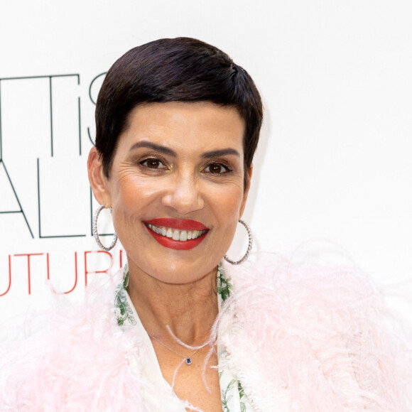Cristina Cordula - Les célébrités au photocall du défilé de mode Haute-Couture automne-hiver 2022-2023 "Giambattista Valli" à Paris le 4 juillet 2022 © Olivier Borde / Bestimage