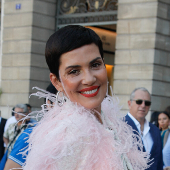 Cristina Cordula - Arrivées au défilé de mode Haute-Couture automne-hiver 2022-2023 "Giambattista Valli" à Paris, France, le 4 juillet 2022. © Veeren / Christophe Clovis / Bestimage