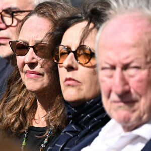 Catherine Frot - Cérémonie d'hommage national à l'Hôtel national des Invalides en hommage à Michel Bouquet. Paris le 27 avril 2022. © David Nivière / Pool / Bestimage 