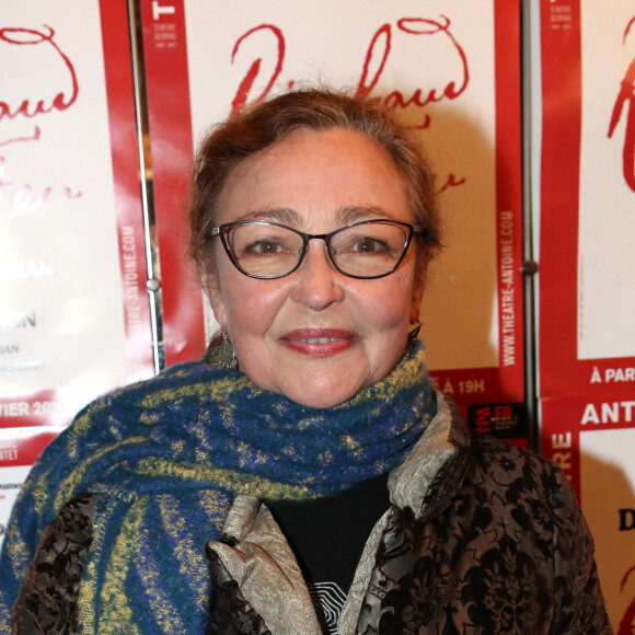 Exclusif - Catherine Frot - Générale de la Pièce "Rimbaud en Feu" au théatre Antoine à Paris le 13 janvier 2022. © Bertrand Rindoff Petroff / Bestimage 