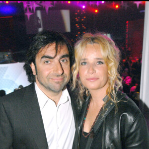 André Manoukian et sa femme - 20 ans de la chaîne M6 aux Tuileries, Paris.