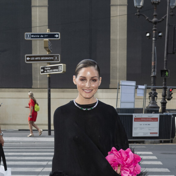 Exclusif - Olivia Palermo - Arrivées au dîner de la maison David Yurman (Joaillerie) à Paris le 5 juillet 2022 en marge des défilés de mode Haute-Couture automne-hiver 2022-2023. © Pierre Perusseau / Bestimage 