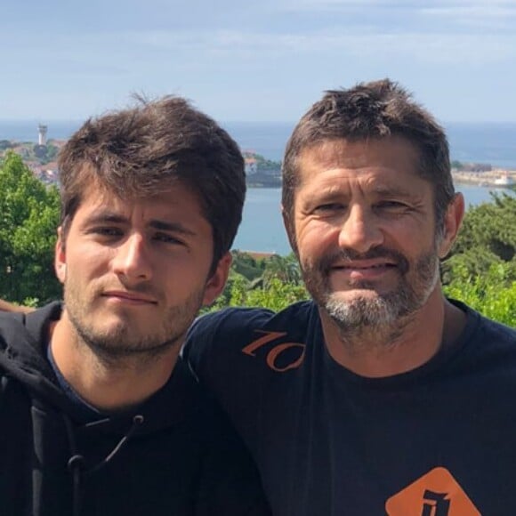 Bixente Lizarazu et son fils Tximista