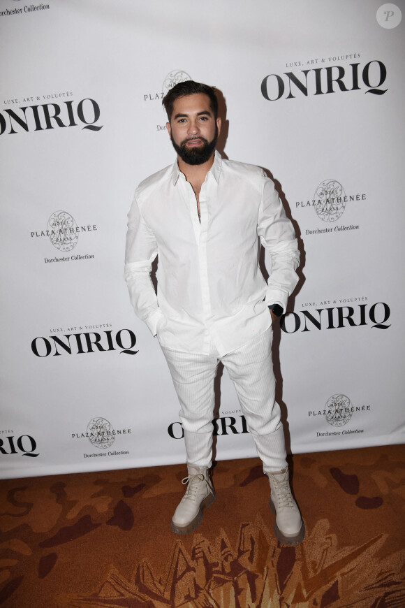 Exclusif - Kendji Girac - Soirée de lancement du magazine Oniriq à l'hôtel Plaza Athénée à Paris, le 26 juin 2022. © Rachid Bellak/Bestimage