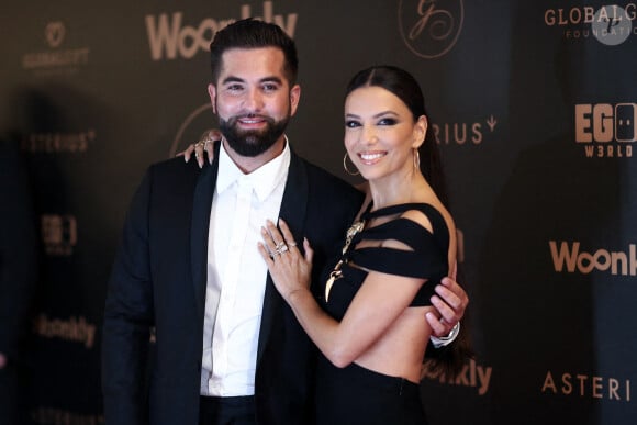 Eva Longoria et Kendji Girac - Photocall du Global Gift Gala lors du 75e Festival International du Film de Cannes, le 19 mai 2022. © Tiziano Da Silva / Bestimage